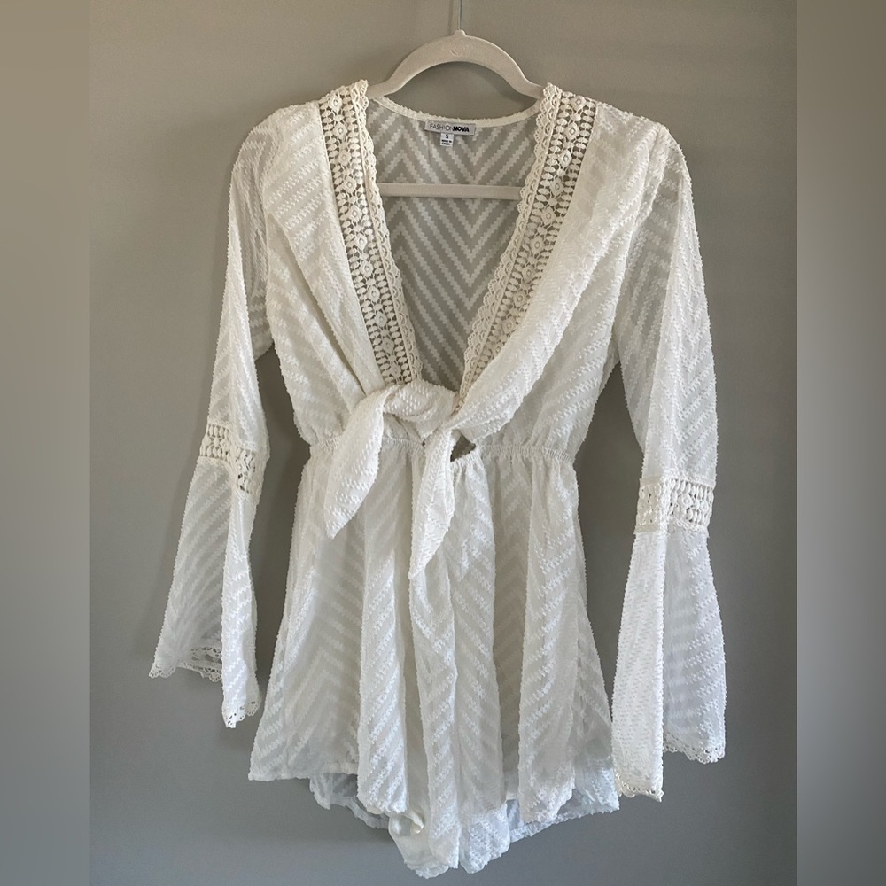 White romper